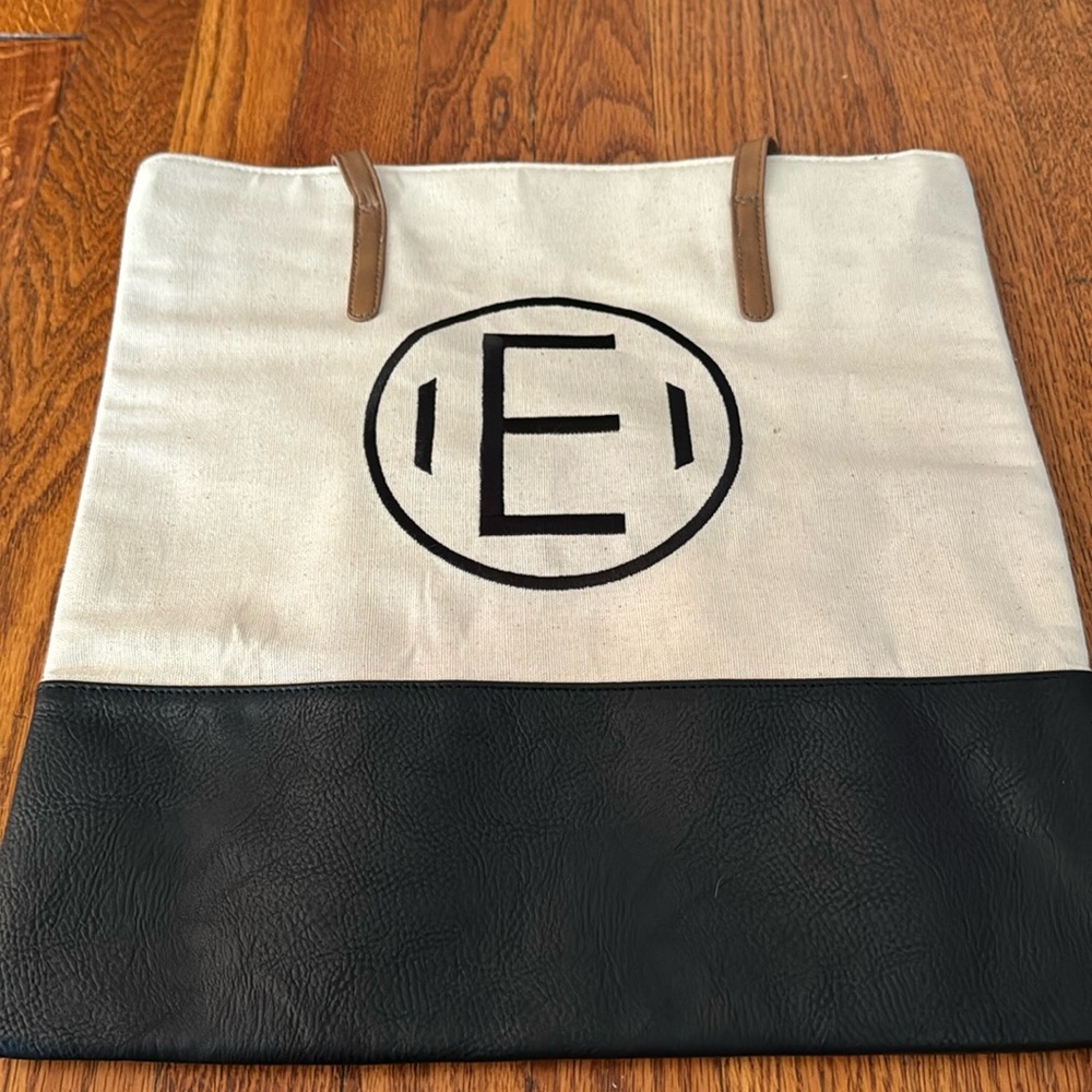 Brand new shoulder bag- monogrammed E